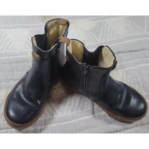 Pediped Flex Chelsea‎ Boots Kids Size 12–12.5 EU 29 Black Leather Ankle Boots
